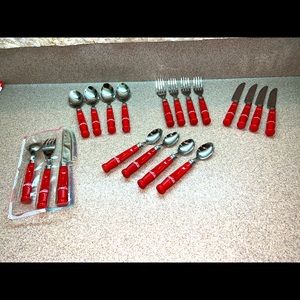 1997 Coka-Cola COKE Set of silverware for 5 people made by Gibson Collectibles